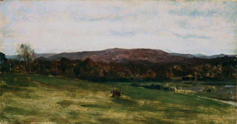 Study of Hills (oil on canvas) from Frederic Leighton