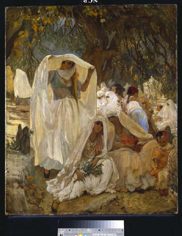 Der Tag des Propheten Blidah, Algerien from Frederick Arthur Bridgman