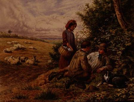 Landscape with Shepherd Boy from Frederick G. Harris