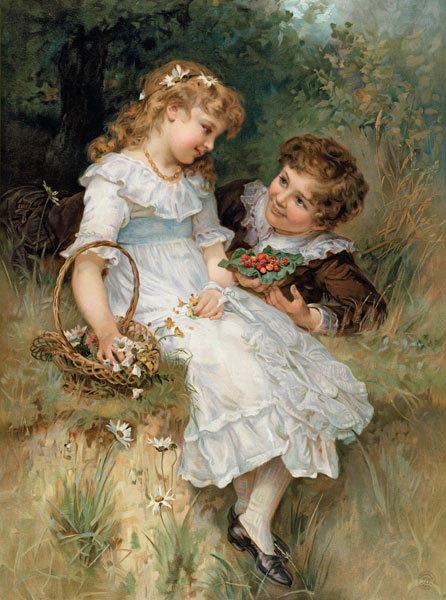 Sweethearts, from the Pears Annual from Frederick Morgan