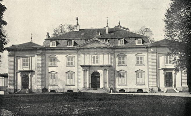 Voltaire's (1694-1778) house at Ferney (b/w photo) from French Photographer, (19th century)