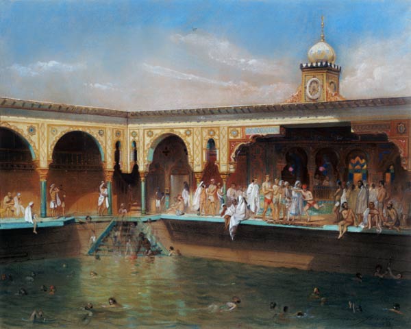 The Deligny Baths, Paris from French School