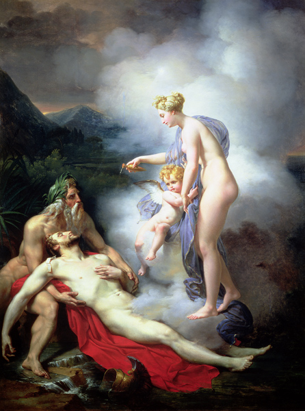 Venus heals Adonis from French School