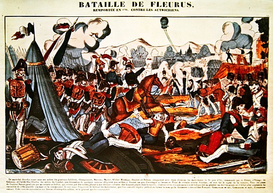 Battle of Fleurus, 26th June 1794 from French School