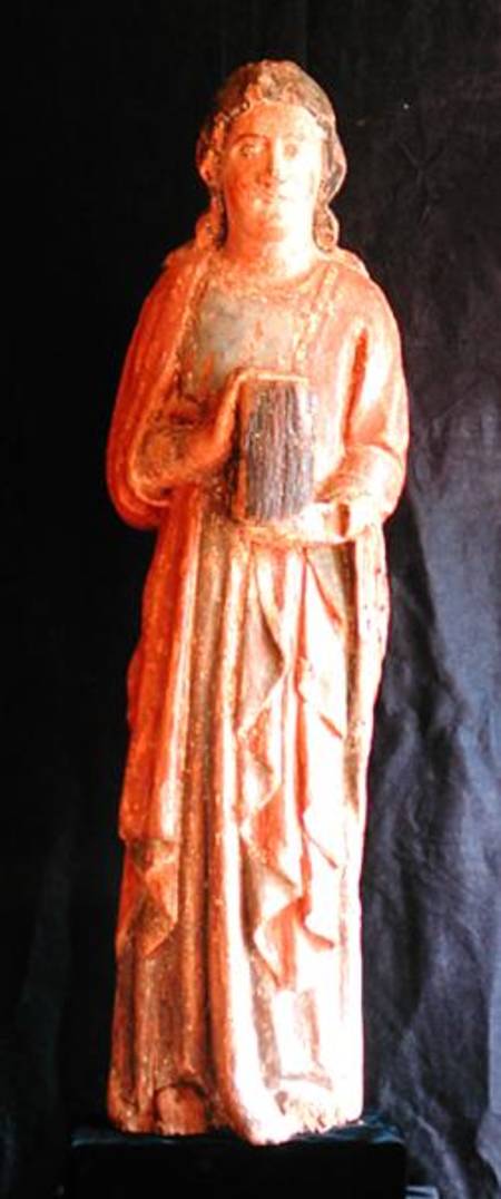 Carved Saint from French School