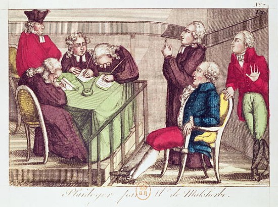 Defence Speech of Monsieur de Malesherbes (1721-94) 26th December 1792 during the trial of King Loui from French School