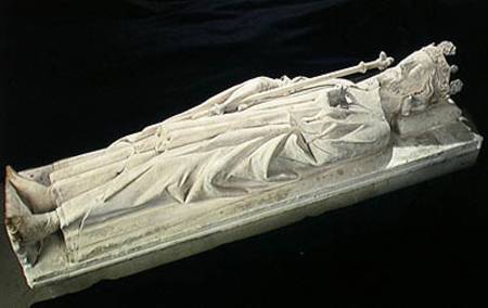 Effigy of King Robert II (c.970-1031) the Pious of France from French School