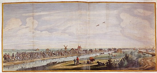 Entrance of Marie de'' Medici (1573-1642) into Holland in 1639 from French School
