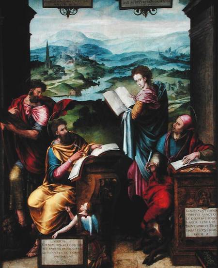 The Four Evangelists from French School