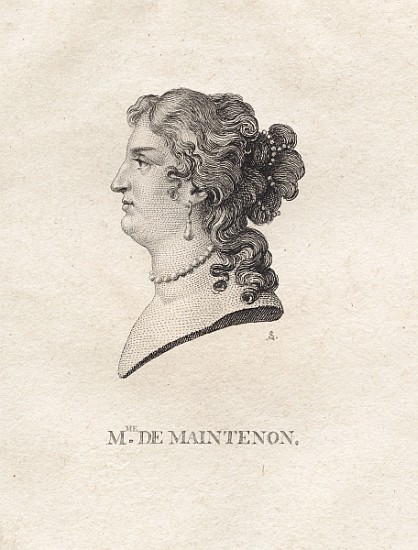 Francoise d''Aubigne, Madame de Maintenon from French School