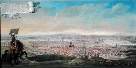 General View of Paris from the Faubourg Saint-Jacques from French School