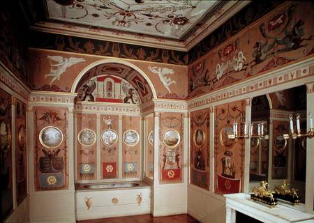 Interior of Napoleon's bathroom from French School