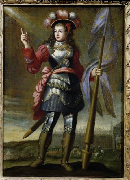 Joan of Arc (1412-31) Before Orleans from French School