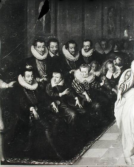 The Joyeuse Ball, given at the Louvre on the occasion of the marriage of Anne Duke of Joyeuse (1561- from French School