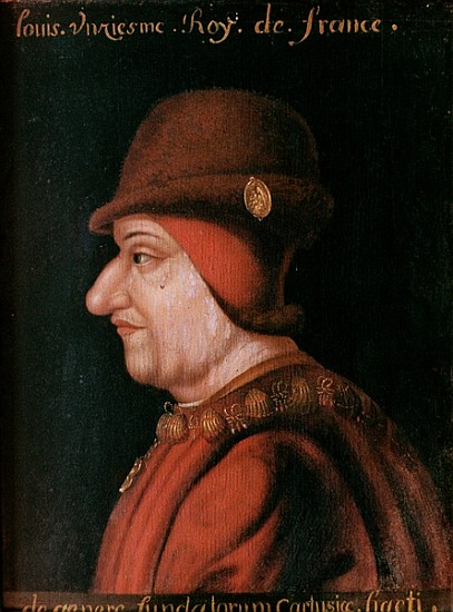 Louis XI (1423-83) from French School
