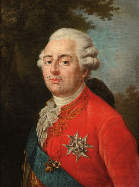 Portrait of Louis XVI (1754-93) King of - French School as art print or  hand painted oil.