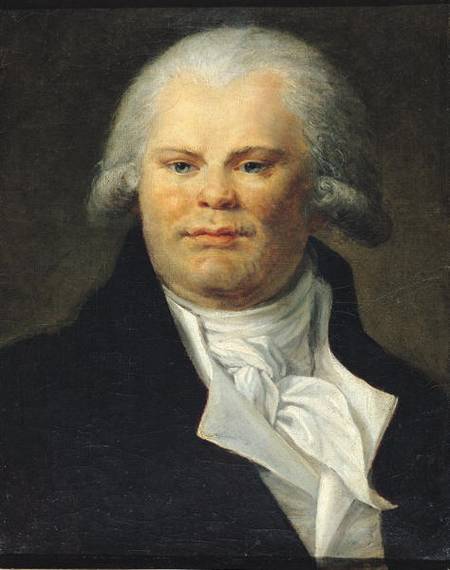 Portrait of Georges Danton (1759-94) from French School
