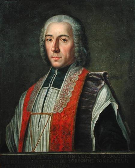 Portrait of Jacques Denis Cochin (1726-83) Founder of the Hopital Saint-Jacques from French School