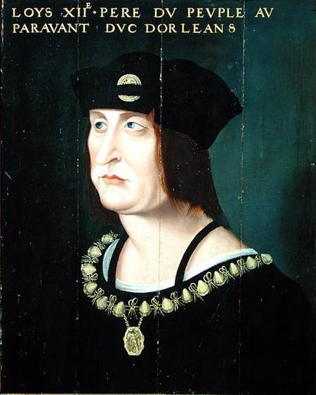 Portrait of Louis XII (1462-1515) King of France from French School