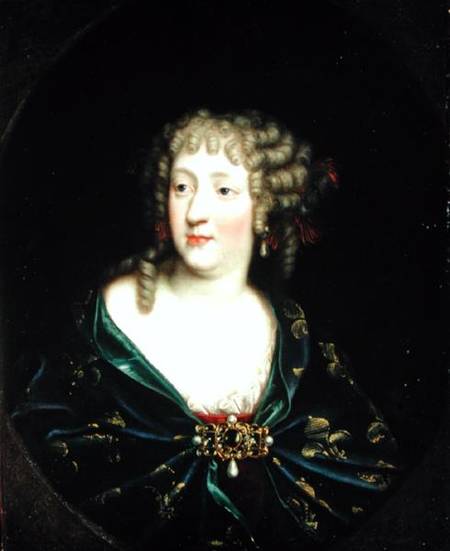 Portrait of Queen Marie-Therese of France (1638-83) from French School