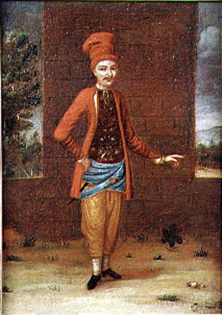 Portrait of a Turkish man (for pair see 72903) from French School