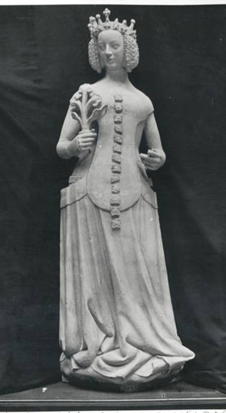 Copy of a statue of Isabella of Bavaria (1371-1435) from French School