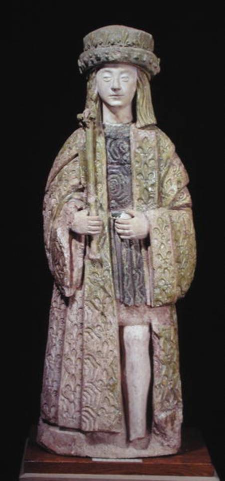 Statue of St. Louis (1214-70) from French School
