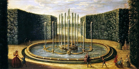 The Bassin de Saturne at Versailles (early eighteenth century) from French School