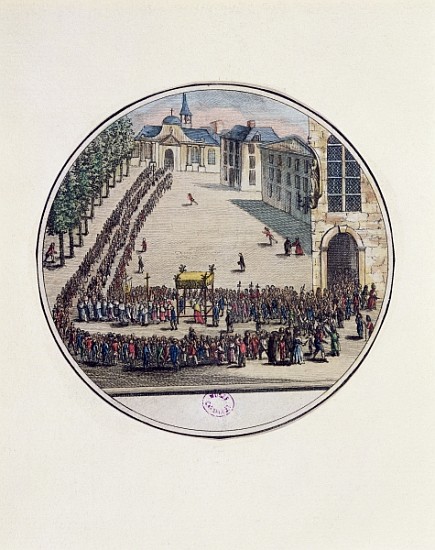 The Blessed Sacrament being carried in Procession at the Opening of the Estates General at Versaille from French School
