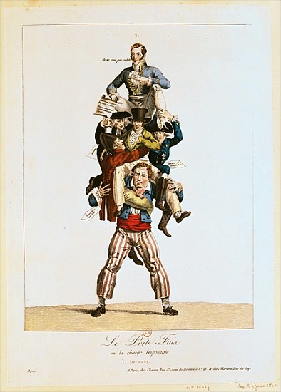 The Porter or, The Imposing Burden, c.1820 from French School