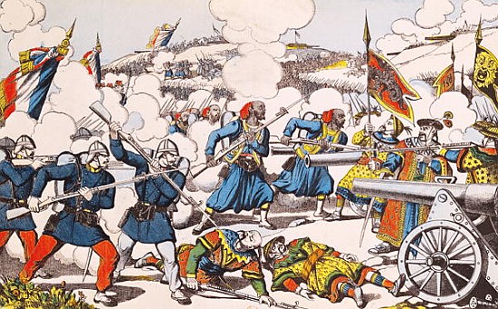The Siege of Lang-Son, 13th February 1885 from French School