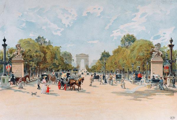 The Avenue des Champs-Elysees
