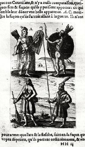 Iroquois of New France, from ''Voyages de sieur Champlain'' by Samuel de Champlain (1567-1635)