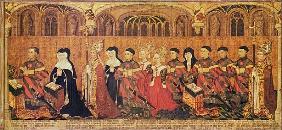Jean I Jouvenel des Ursins (1360-1431) with his wife, Michelle de Vitry (d.1456) and their family, 1