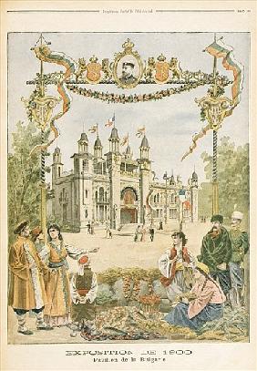 The Bulgarian Pavilion at the Universal Exhibition of 1900, Paris, illustration from ''Le Petit Jour
