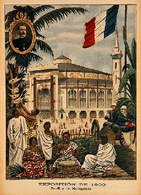 The Malagasy Pavilion at the Universal Exhibition of 1900, Paris, illustration from ''Le Petit Journ