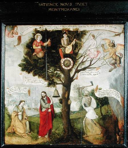 The Tree of Good and Evil from French School