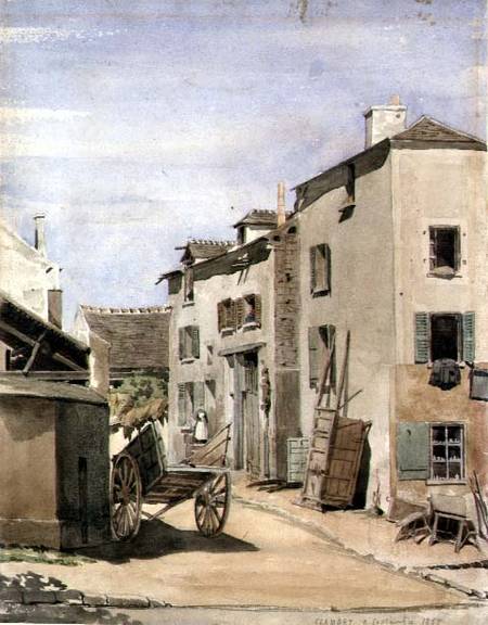 View of the Town of Clamart, France from French School