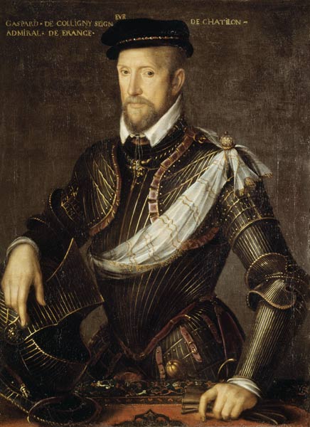 Gaspard II of Coligny (1519-72) Admiral of France from French School