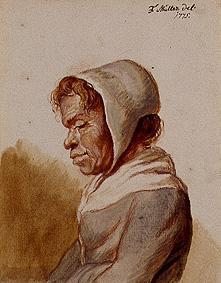 Smallholder's wife with a white cap