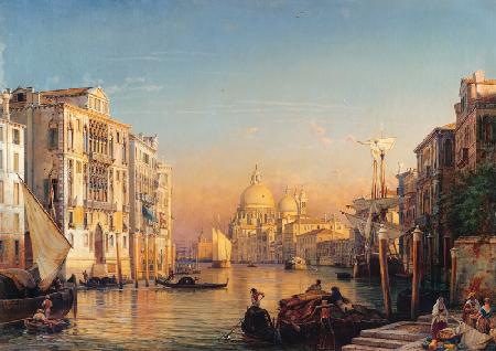 Canale Grande in Venedig.