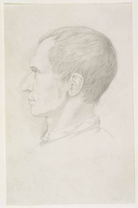 Portrait of Peter Cornelius from Friedrich Olivier