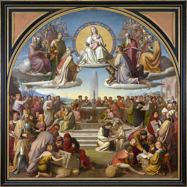 The Triumph of Religion in the Arts from Friedrich Overbeck