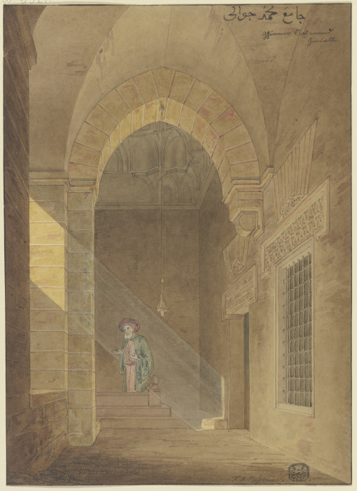 Egyptian prayer room from Friedrich Maximilian Hessemer
