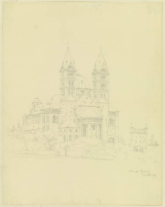 Speyer cathedral from Friedrich Maximilian Hessemer