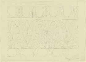 Ionisches Kymation, Fragment vom Trajansforum in Rom