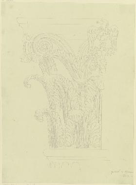 Korinthisches Kapitell von der Portikus der Octavia in Rom