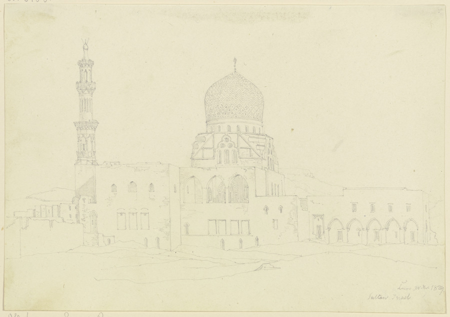 Moschee des Sultan Inael in Kairo from Friedrich Maximilian Hessemer