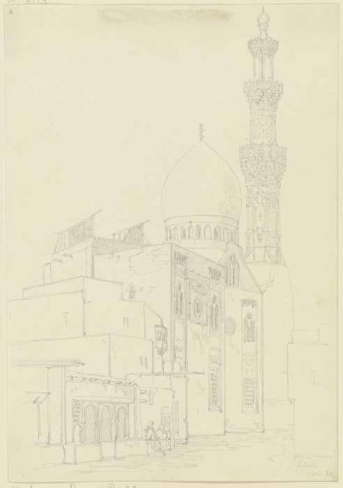 Mosque in Bulaq from Friedrich Maximilian Hessemer
