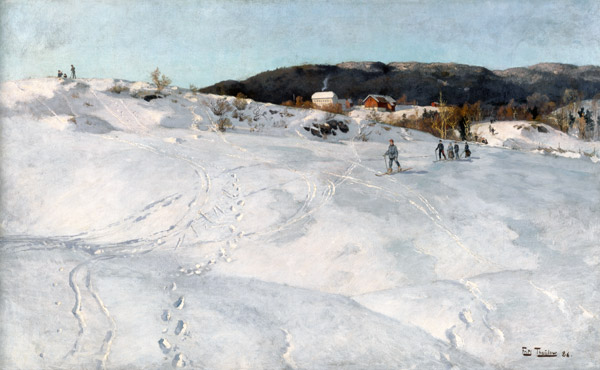 A Winter's Day in Norway from Frits Thaulow